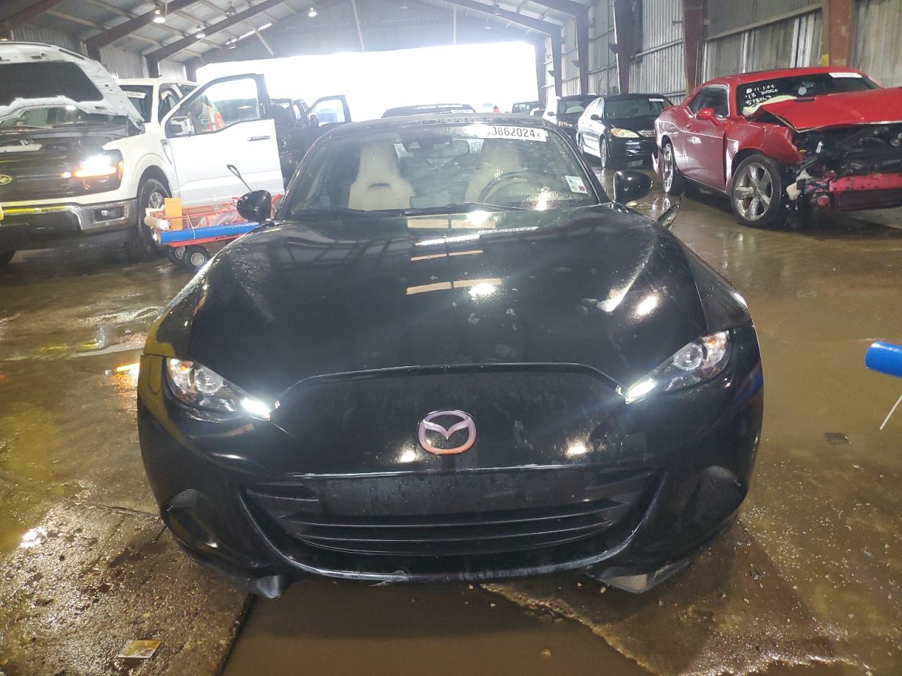 2016 Mazda MX-5 VIN JM1NDAD72G0101316 Copart auction photo, rear end damage thumbnail 5