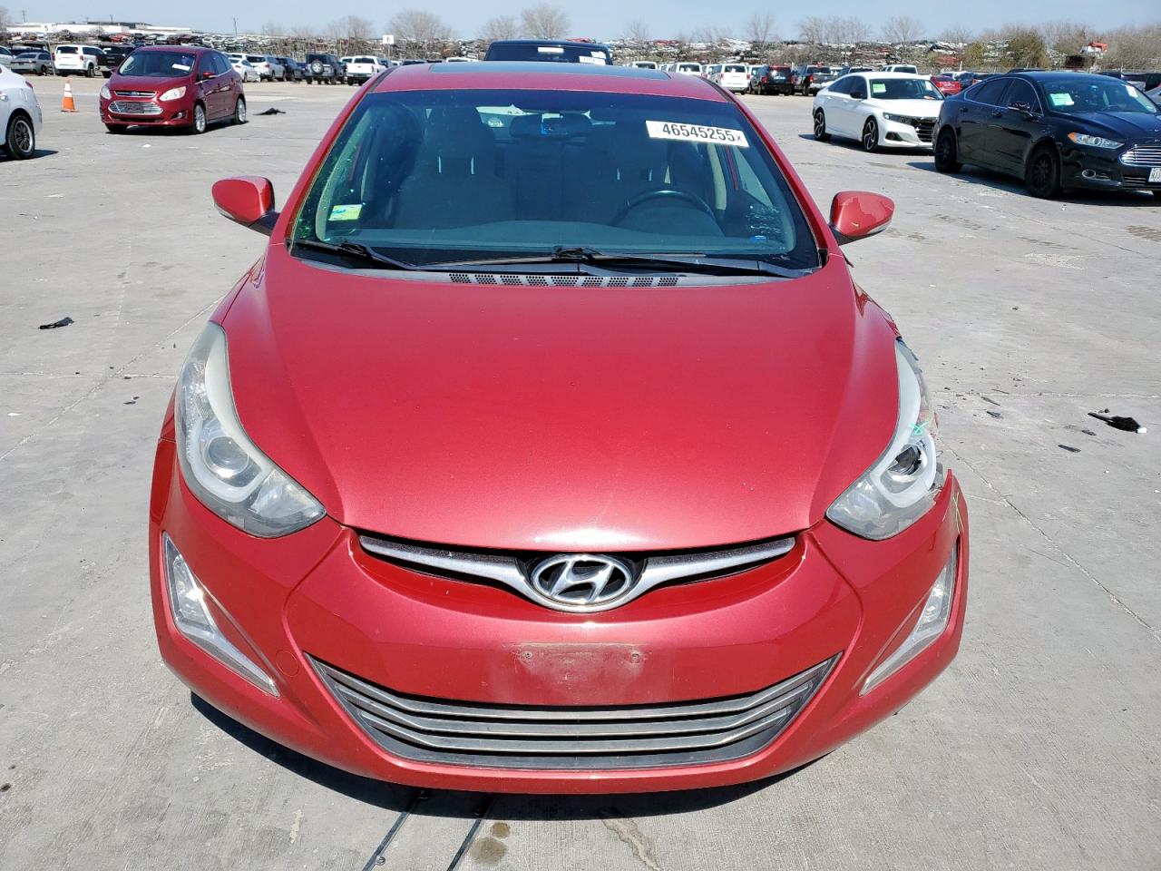 2016 Hyundai Elantra VIN KMHDH4AE8GU552999 Copart auction photo, front end damage thumbnail 5
