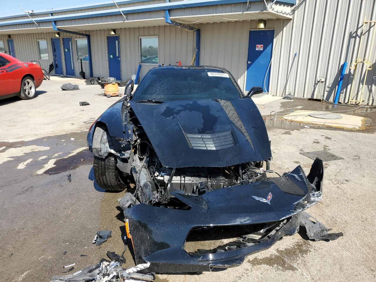 2015 Chevrolet Corvette VIN 1G1YB2D76F5124469 Copart auction photo, all over damage thumbnail 5