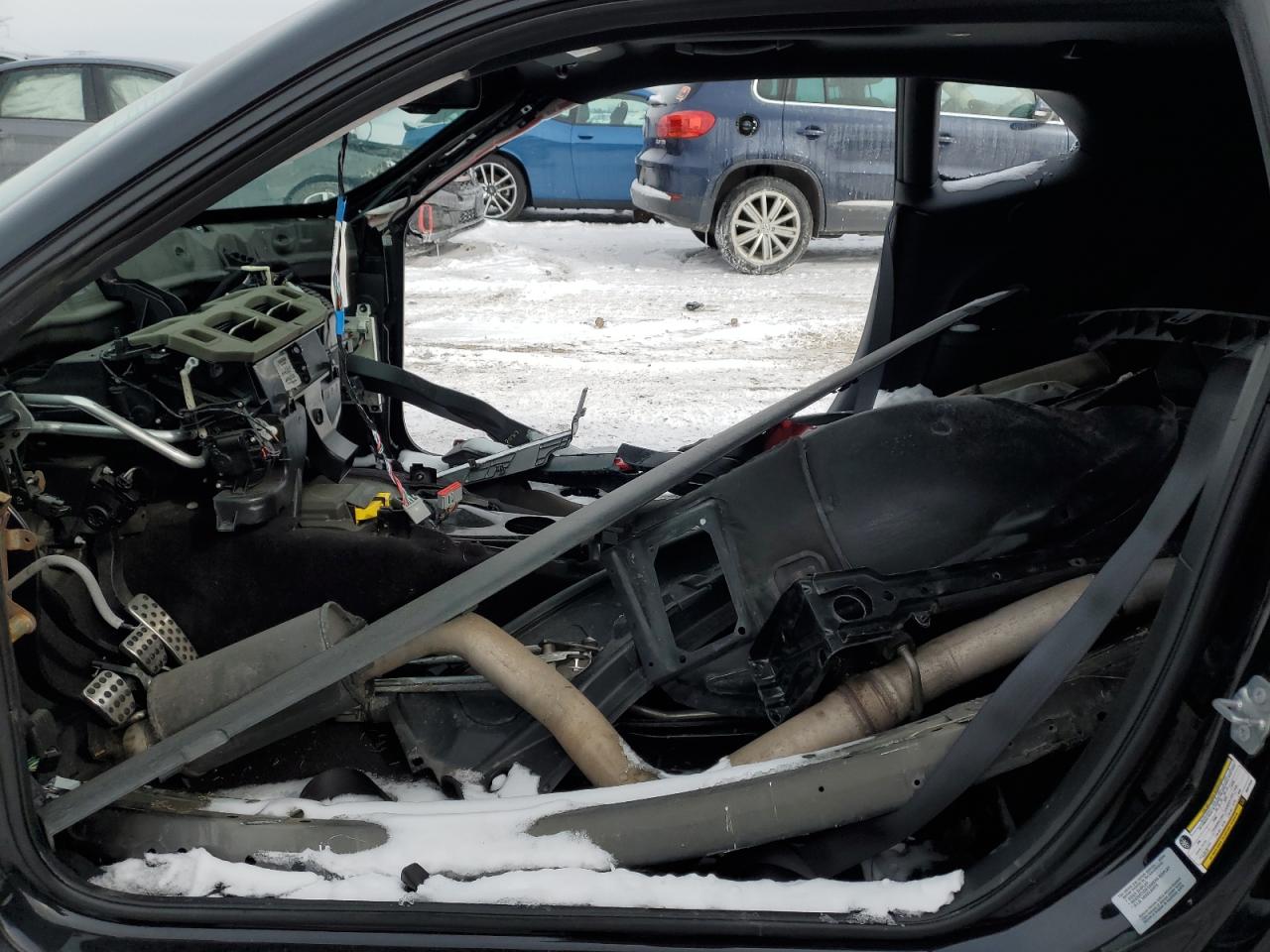 2016 Dodge Challenger VIN 2C3CDZC91GH217423 Copart auction photo, stripped / vandalism damage thumbnail 7