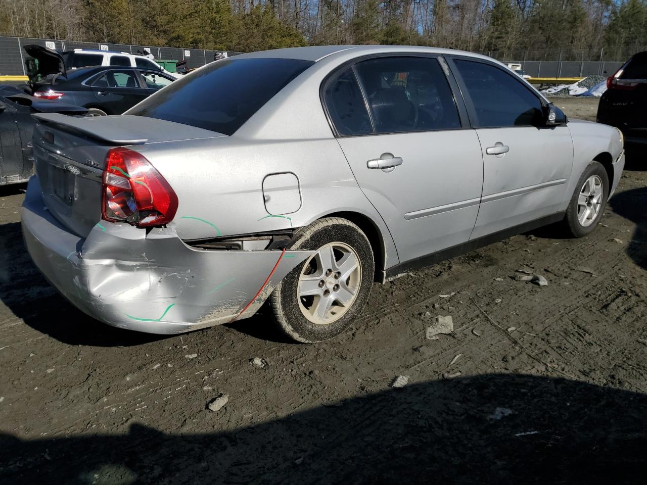 2004 Chevrolet Malibu VIN 1G1ZT54834F147467 Copart auction photo, rear end / front end damage thumbnail 3