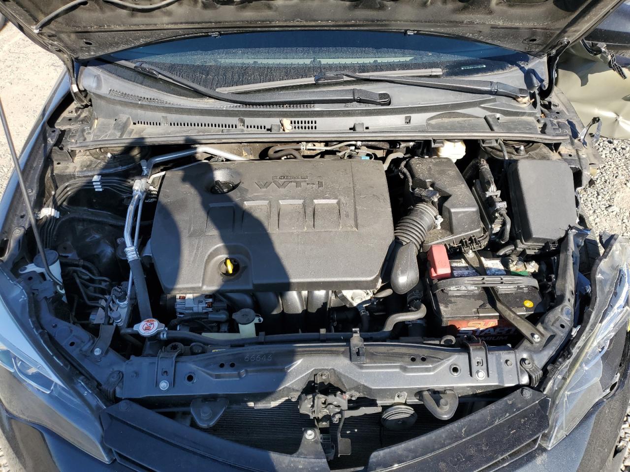 2018 Toyota Corolla VIN 2T1BURHE1JC038460 Copart auction photo, front end / side damage thumbnail 11