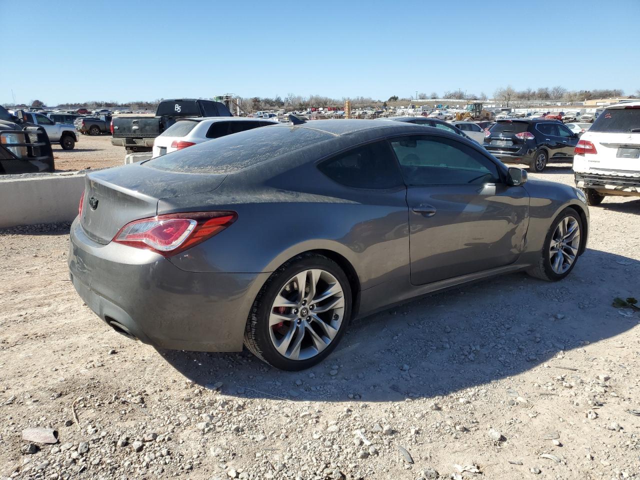 2013 Hyundai Genesis VIN KMHHU6KJ9DU094700 Copart auction photo, side / mechanical damage thumbnail 3