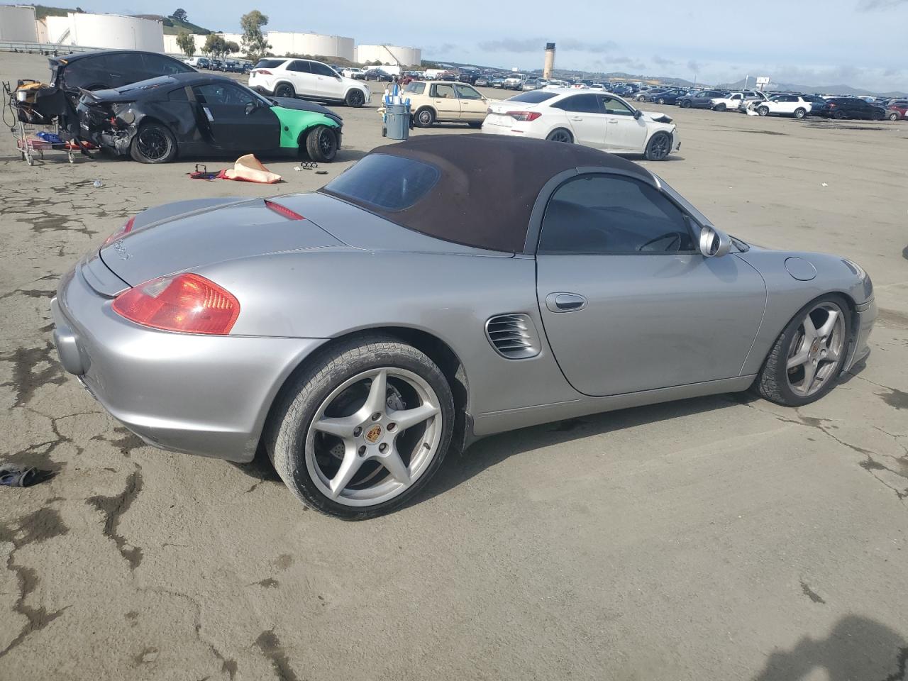 2004 Porsche Boxster VIN WP0CB29864U660988 Copart auction photo, front end damage thumbnail 3
