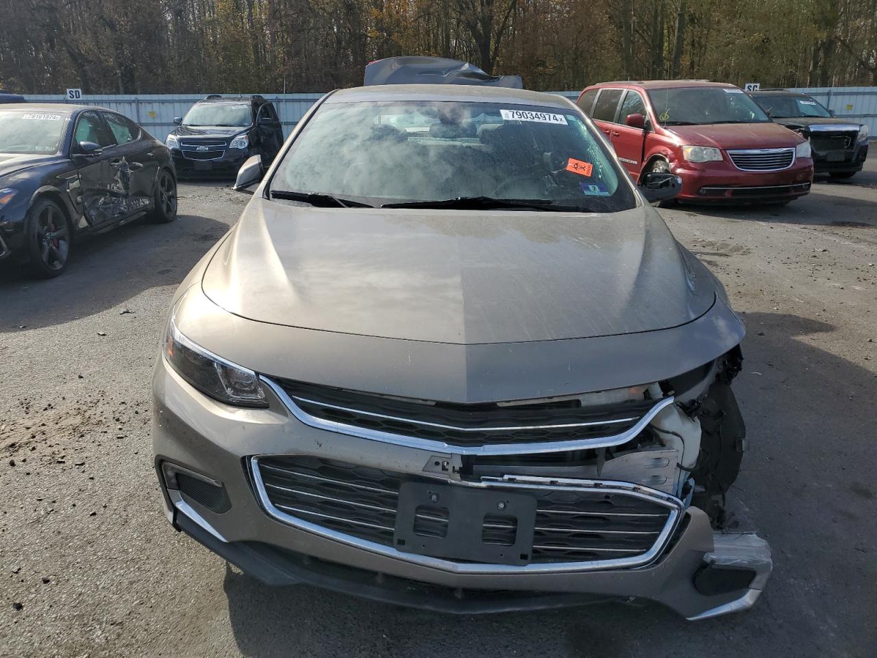 2017 Chevrolet Malibu VIN 1G1ZE5ST1HF133266 Copart auction photo, rear end / front end damage thumbnail 5