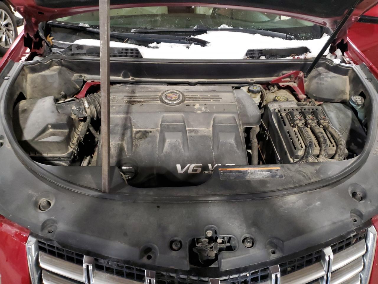 2014 Cadillac SRX VIN 3GYFNEE35ES661416 Copart auction photo, front end / minor dent/scratches damage thumbnail 12