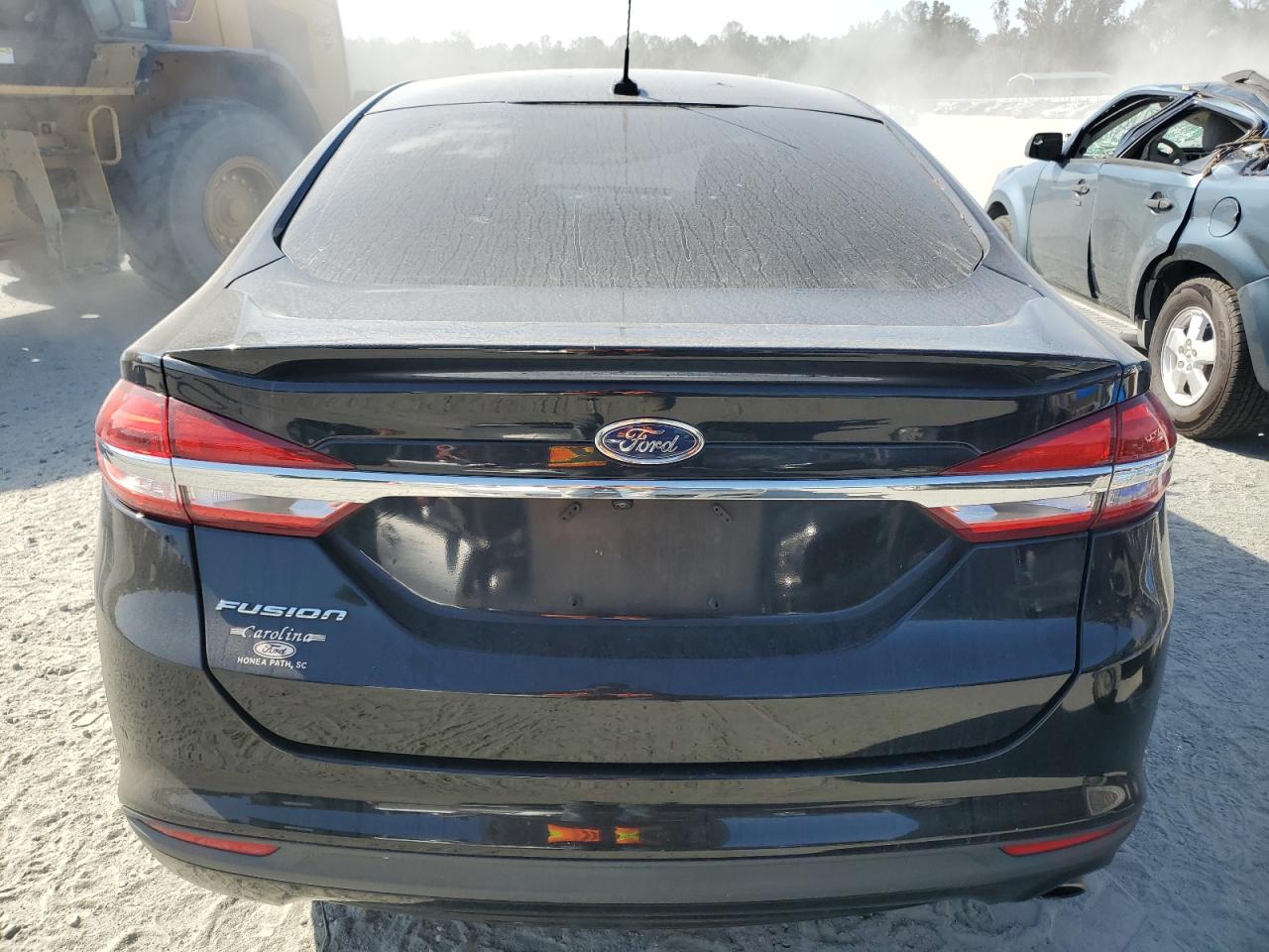 2018 Ford Fusion VIN 3FA6P0G70JR264786 Copart auction photo, top/roof damage thumbnail 6