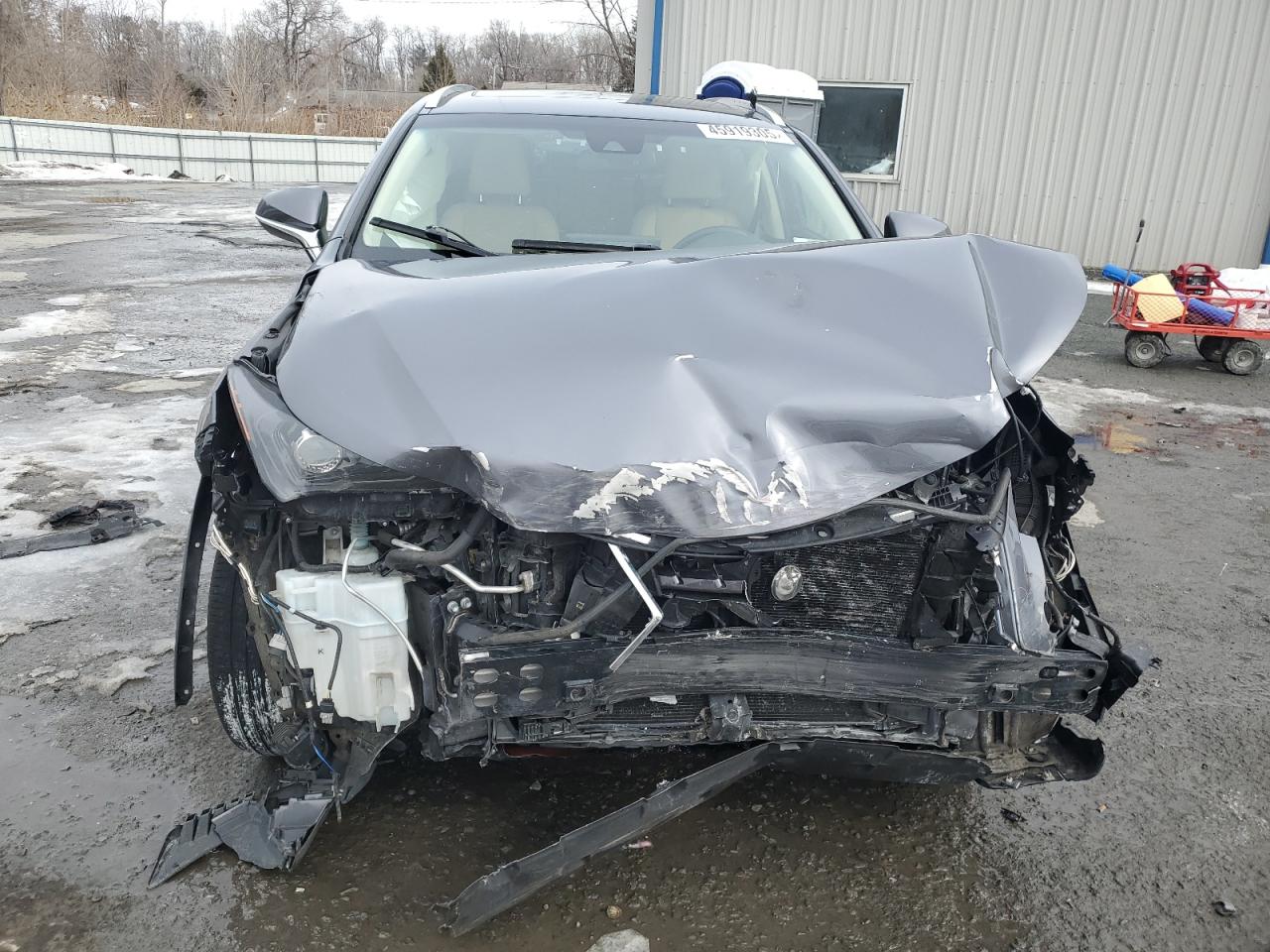 2019 Lexus NX VIN JTJBARBZ0K2195916 Copart auction photo, front end / side damage thumbnail 5