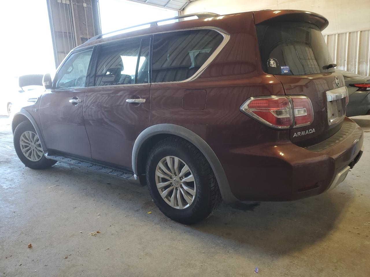 2018 Nissan Armada VIN JN8AY2ND4J9053516 Copart auction photo, front end / minor dent/scratches damage thumbnail 2