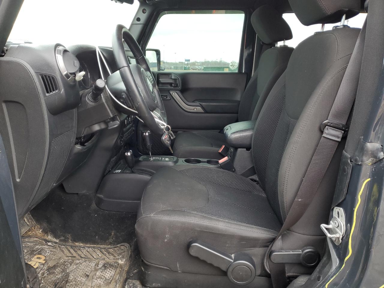 2017 Jeep Wrangler VIN 1C4AJWAG3HL667008 Copart auction photo, front end / rear end damage thumbnail 7