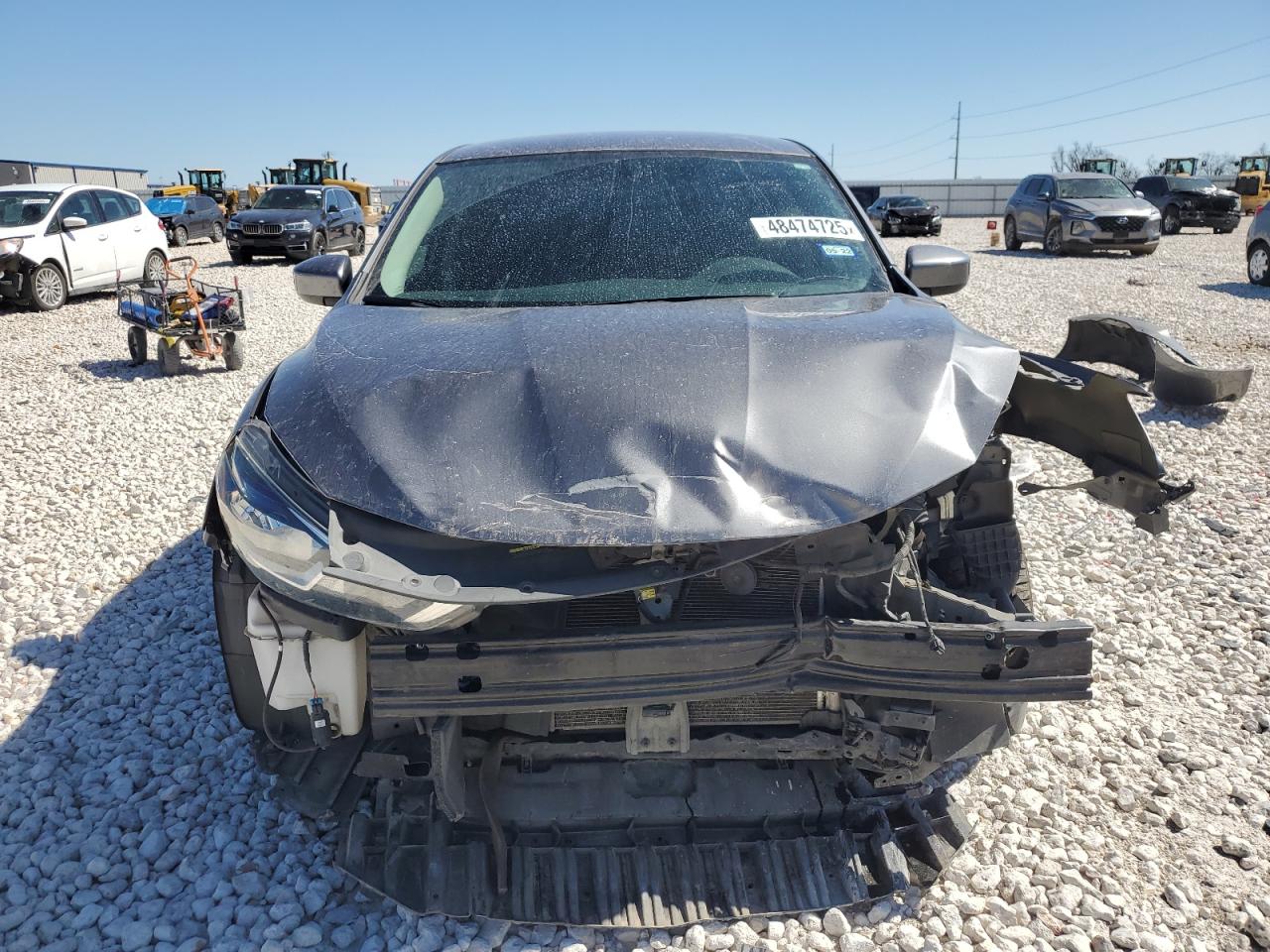 2019 Nissan Sentra VIN 3N1AB7AP1KY355225 Copart auction photo, front end damage thumbnail 5