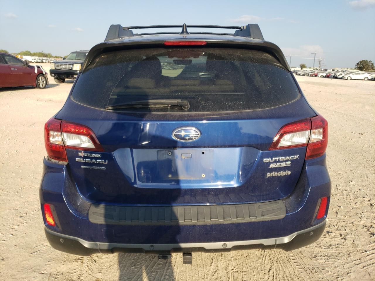 2017 Subaru Outback VIN 4S4BSANC8H3431171 Copart auction photo, rear end / side damage thumbnail 6