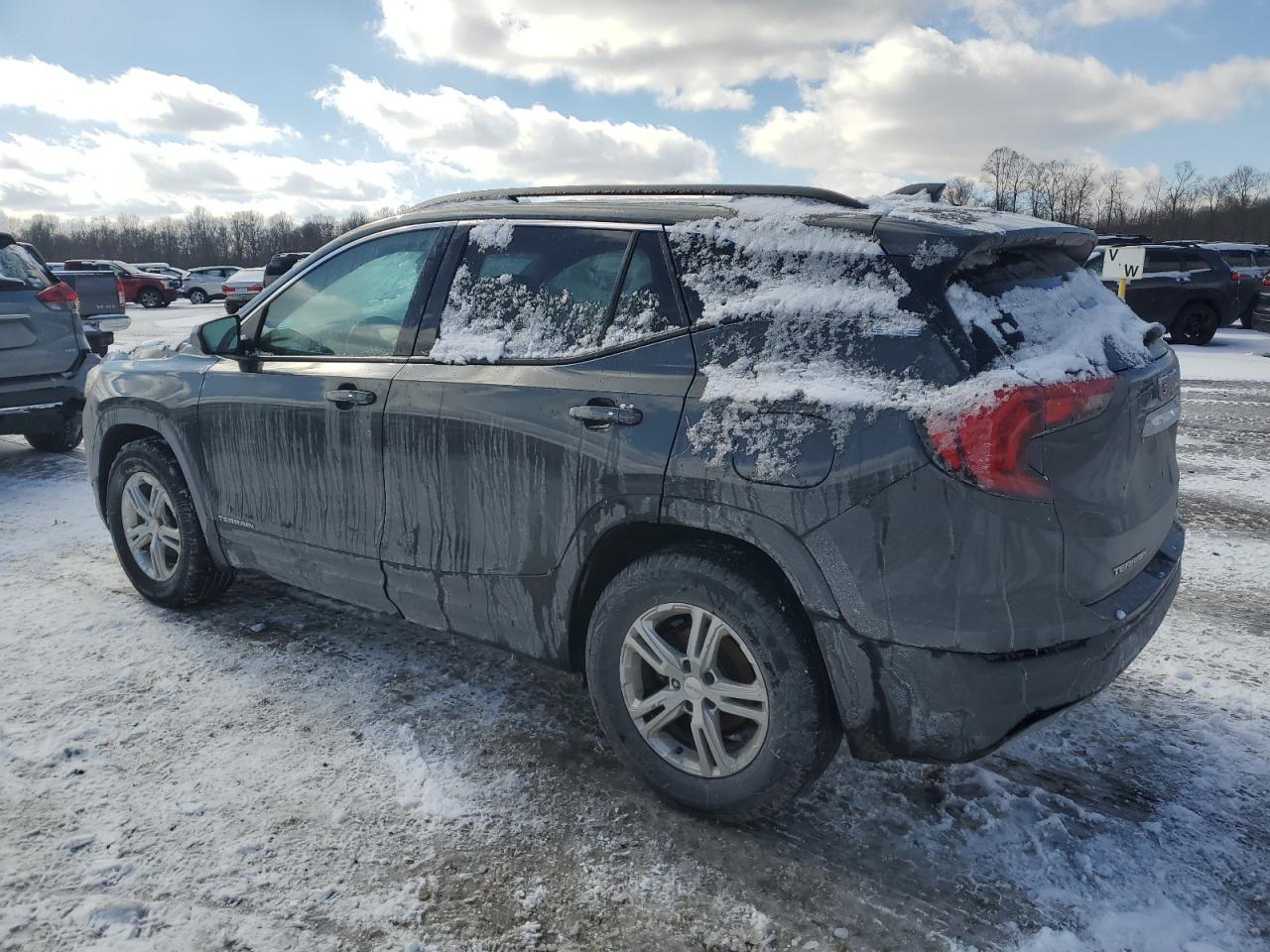 2018 GMC Terrain VIN 3GKALTEV9JL371989 Copart auction photo, front end damage thumbnail 2