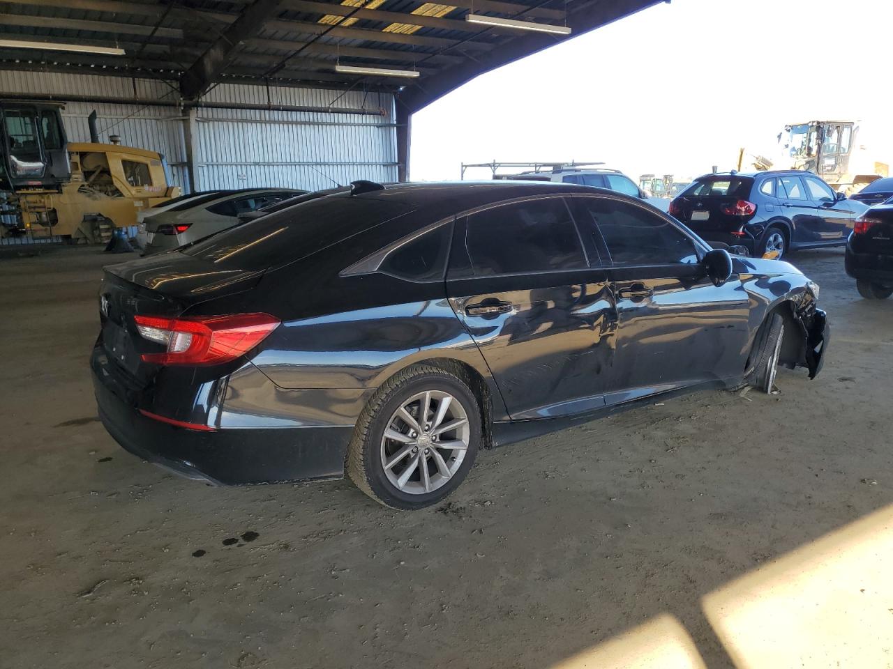 2021 Honda Accord VIN 1HGCV1F19MA108946 Copart auction photo, front end / side damage thumbnail 3