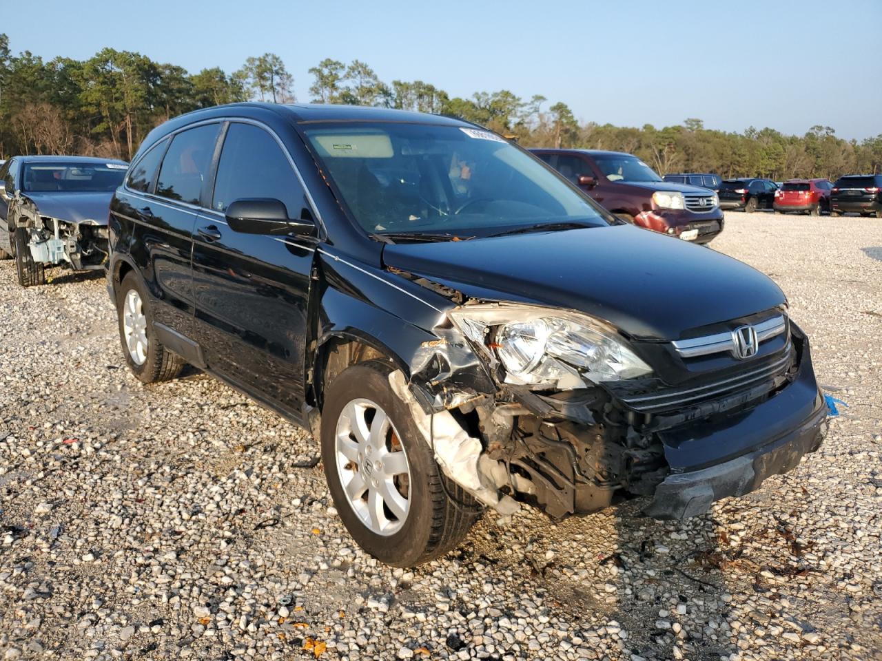 2009 Honda CR-V VIN JHLRE38769C013765 Copart auction photo, front end damage thumbnail 4