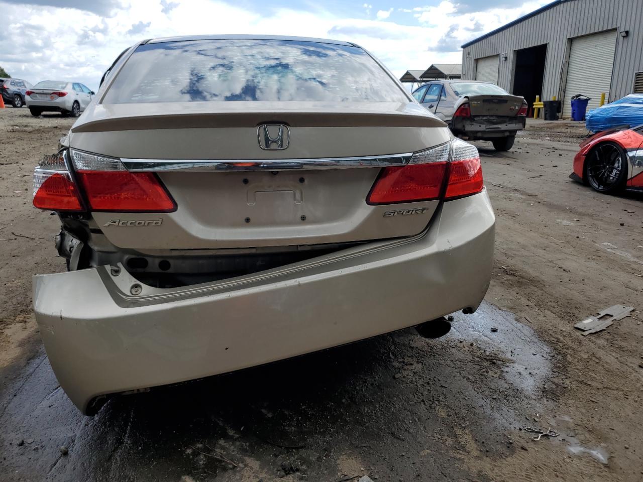 2013 Honda Accord VIN 1HGCR2F55DA107371 Copart auction photo, all over damage thumbnail 6