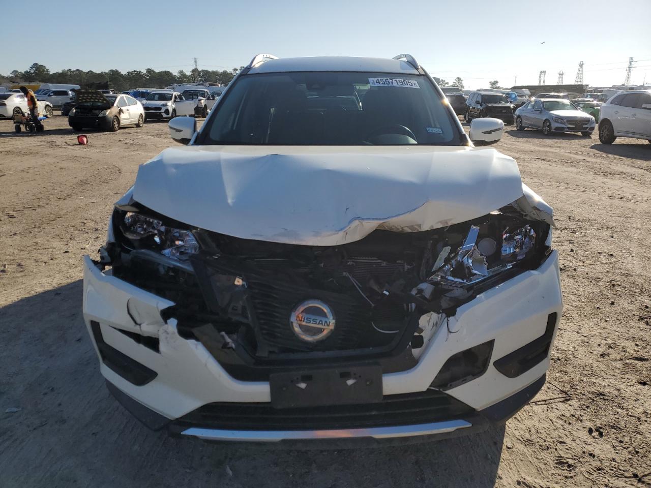2020 Nissan Rogue VIN KNMAT2MTXLP536106 Copart auction photo, front end / mechanical damage thumbnail 5
