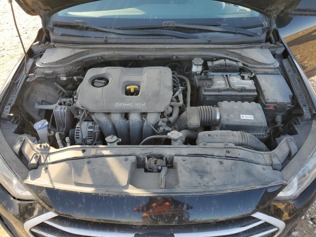 2018 Hyundai Elantra VIN 5NPD74LF2JH291349 Copart auction photo, front end / side damage thumbnail 11