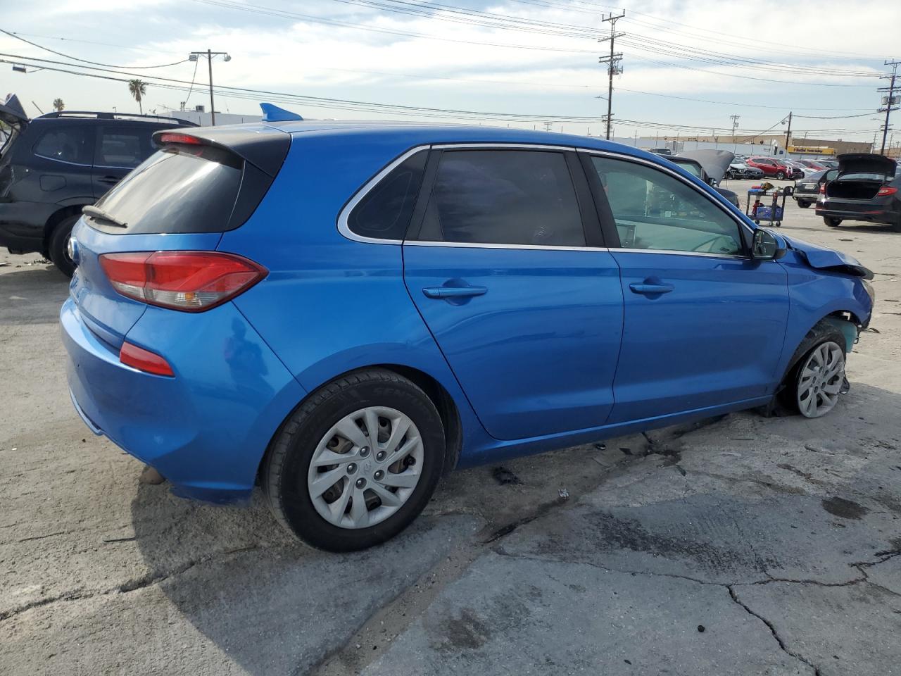 2018 Hyundai Elantra VIN KMHH35LEXJU012628 Copart auction photo, all over damage thumbnail 3
