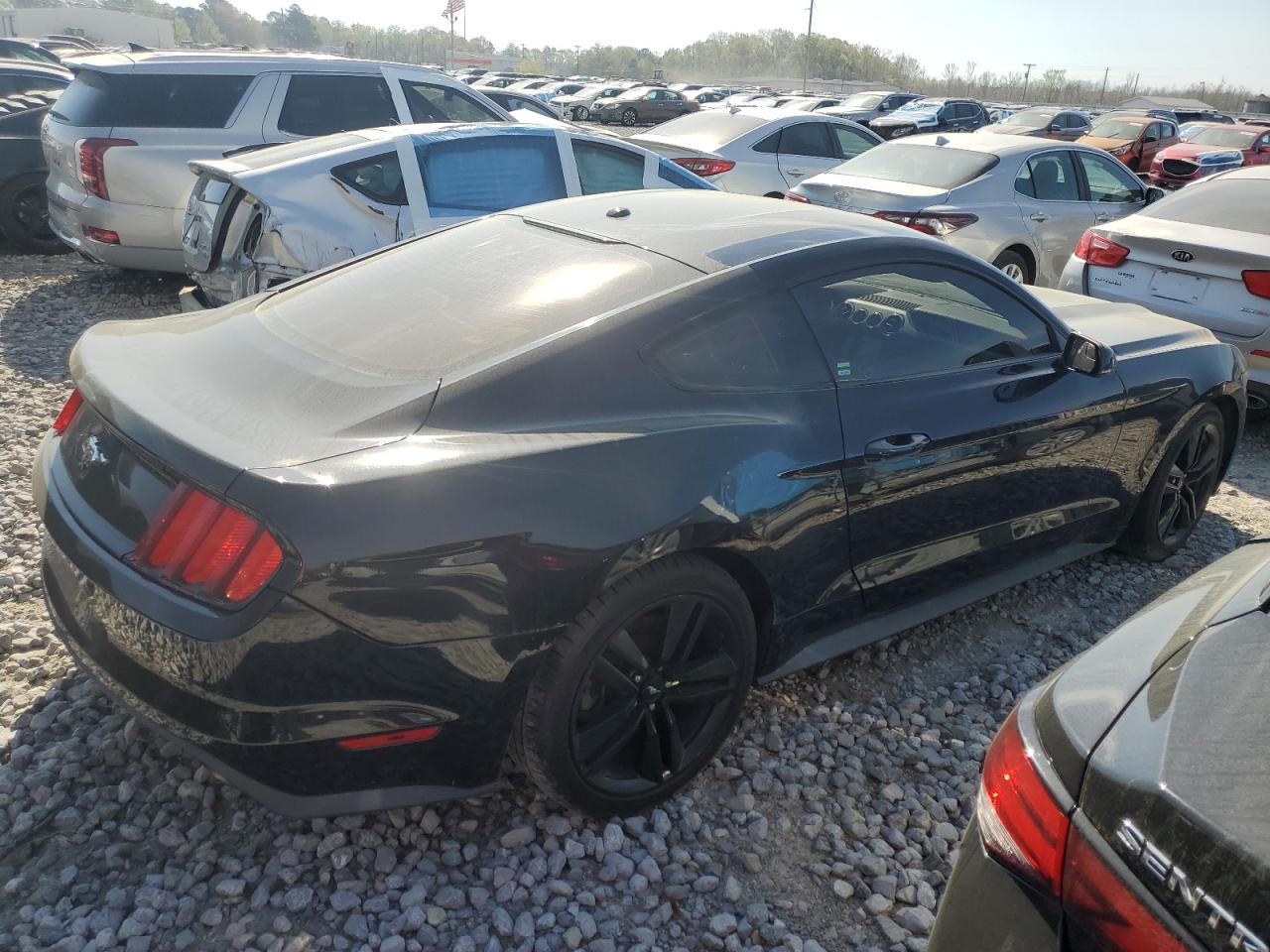 2016 Ford Mustang VIN 1FA6P8TH7G5326600 Copart auction photo, rear end / side damage thumbnail 3