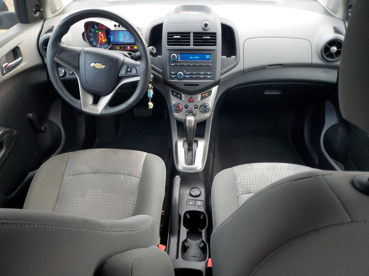 2013 Chevrolet Sonic VIN 1G1JA6SH9D4123326 Copart auction photo, side / front end damage thumbnail 8