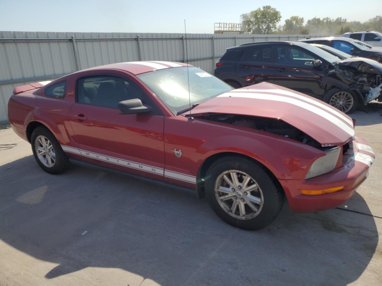 2009 Ford Mustang VIN 1ZVHT80N795141097 Copart auction photo, front end damage thumbnail 4