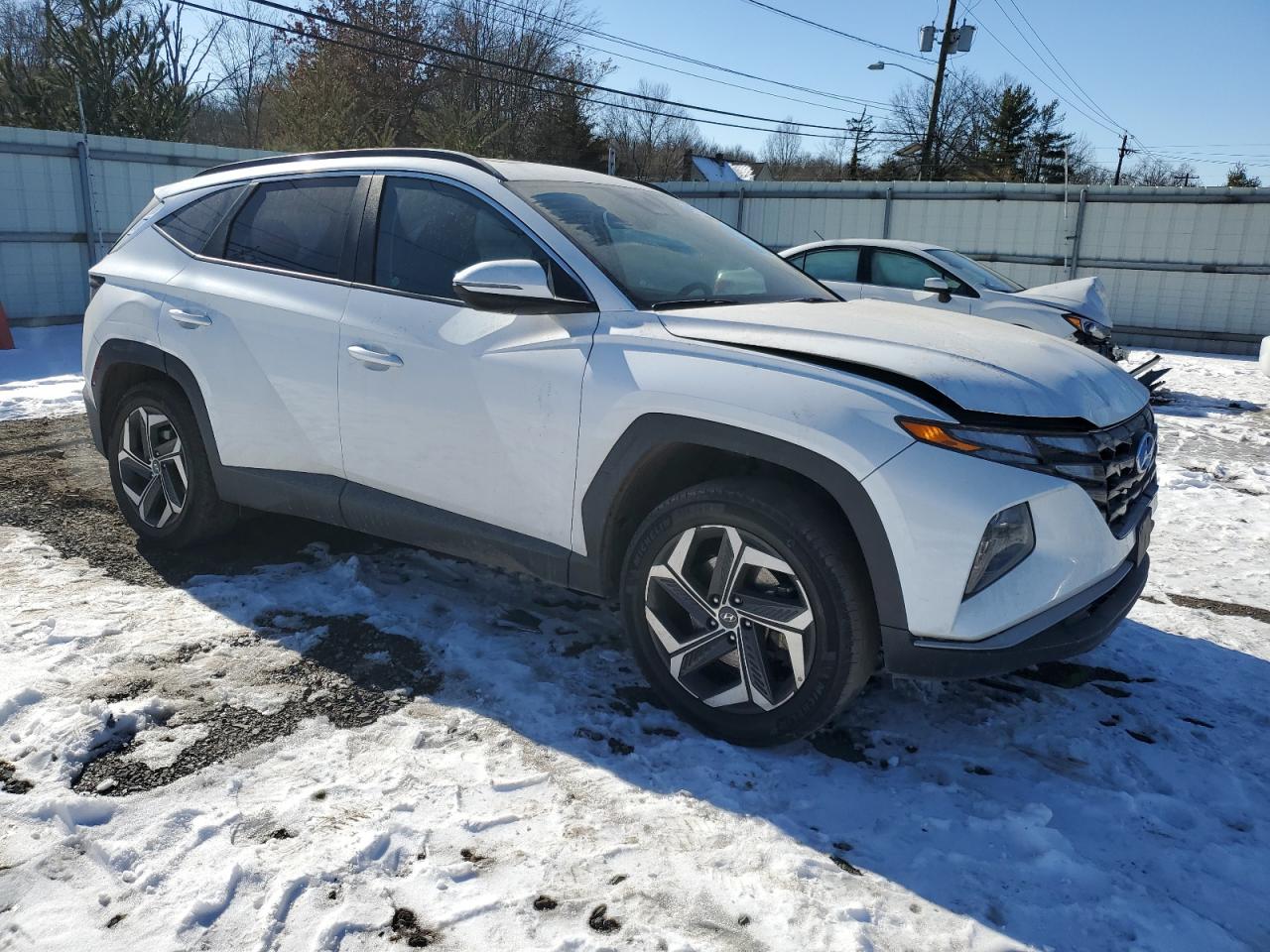 2022 Hyundai Tucson VIN 5NMJFCAE7NH047869 Copart auction photo, rear end / front end damage thumbnail 4