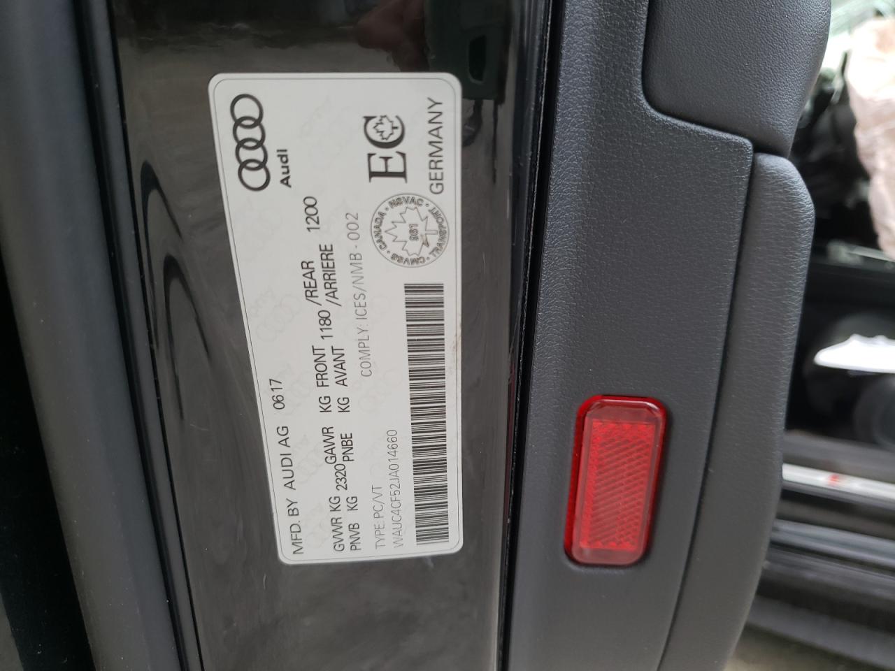 2018 Audi RS5 VIN WAUC4CF52JA014660 Copart auction photo, front end / rear end damage thumbnail 10
