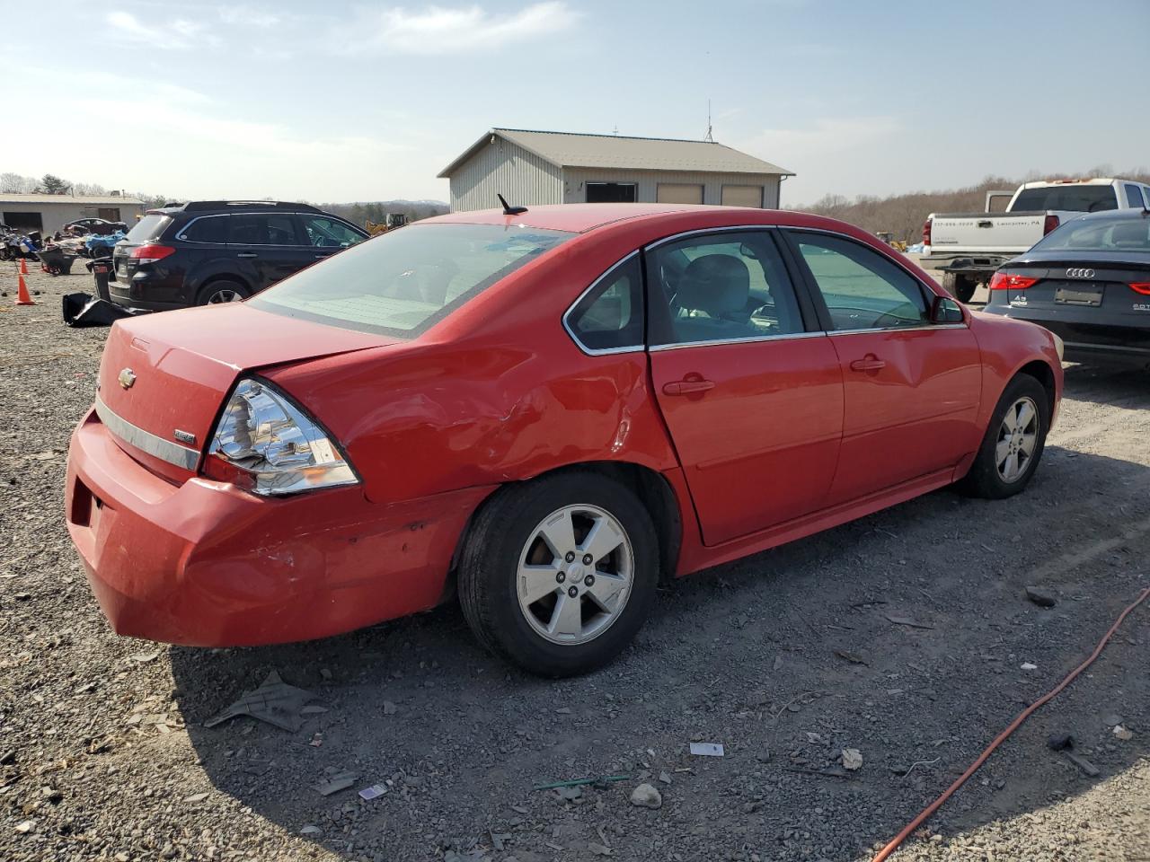 2011 Chevrolet Impala VIN 2G1WF5EKXB1144221 Copart auction photo, rear end / side damage thumbnail 3