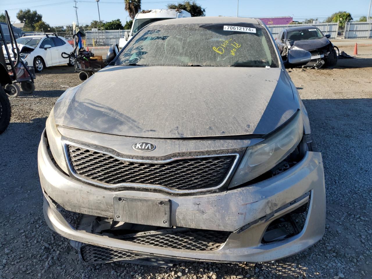 2015 KIA Optima VIN 5XXGM4A71FG353232 Copart auction photo, all over damage thumbnail 5