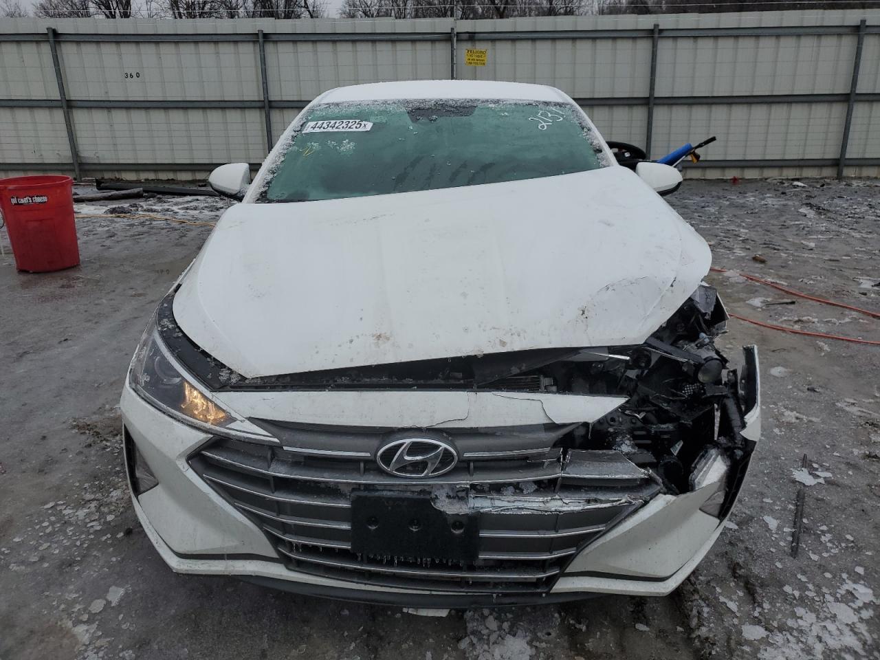 2020 Hyundai Elantra VIN 5NPD84LFXLH622131 Copart auction photo, front end / side damage thumbnail 5