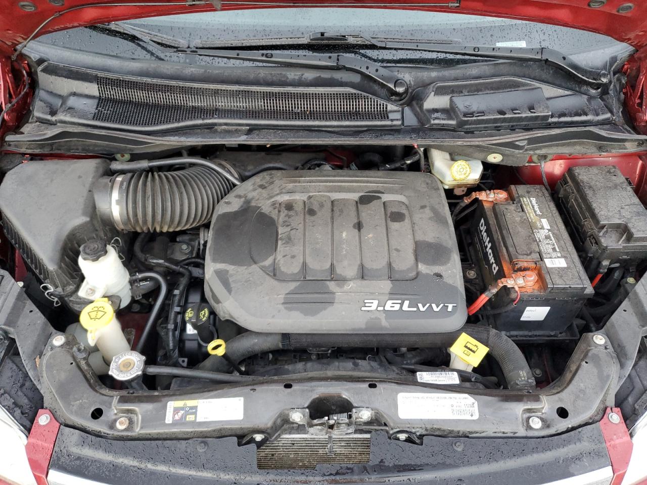 2015 Chrysler Town & Country VIN 2C4RC1BG4FR645196 Copart auction photo, rear end damage thumbnail 12