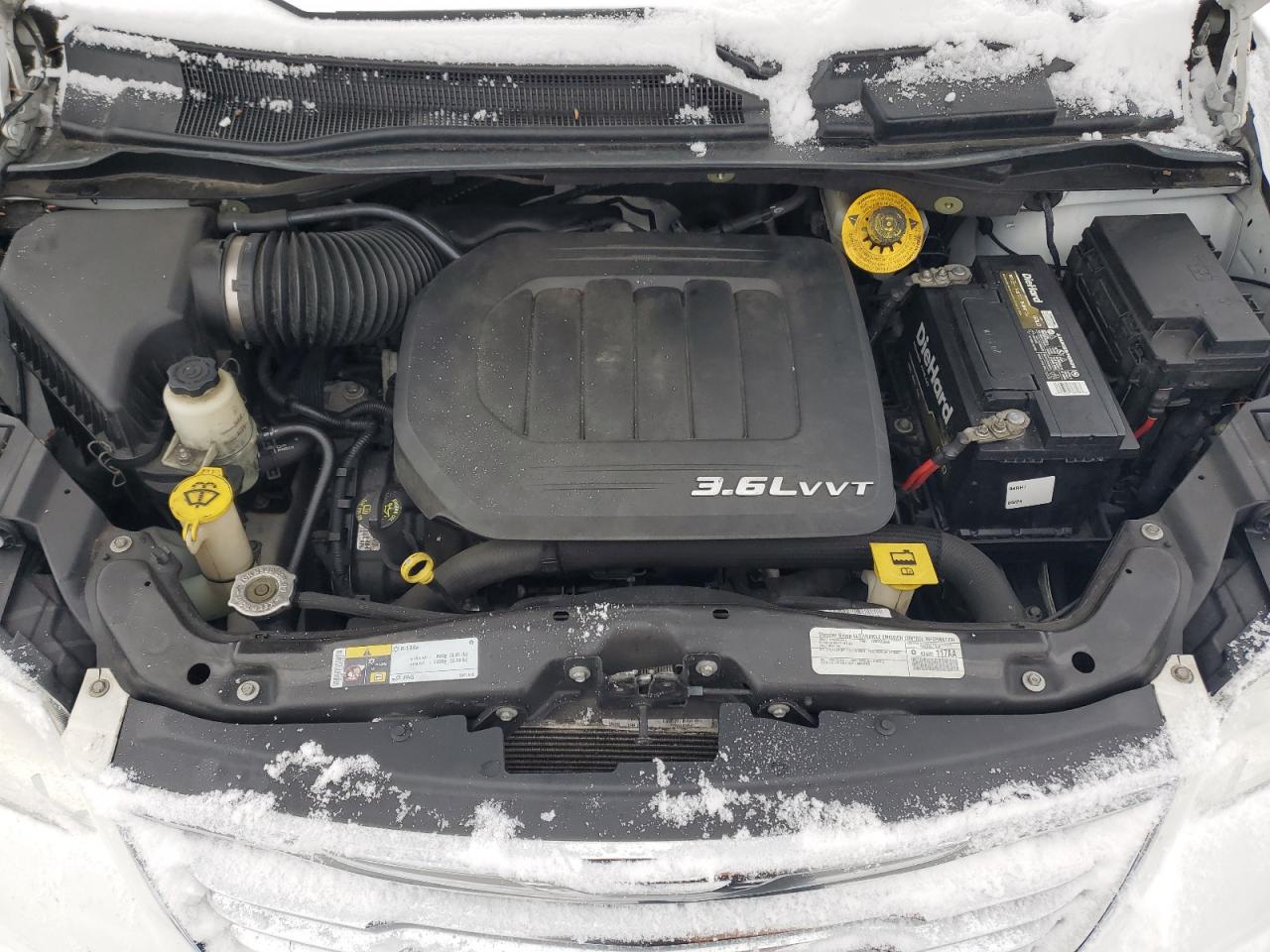 2015 Chrysler Town & Country VIN 2C4RC1BG9FR545045 Copart auction photo, front end / side damage thumbnail 12