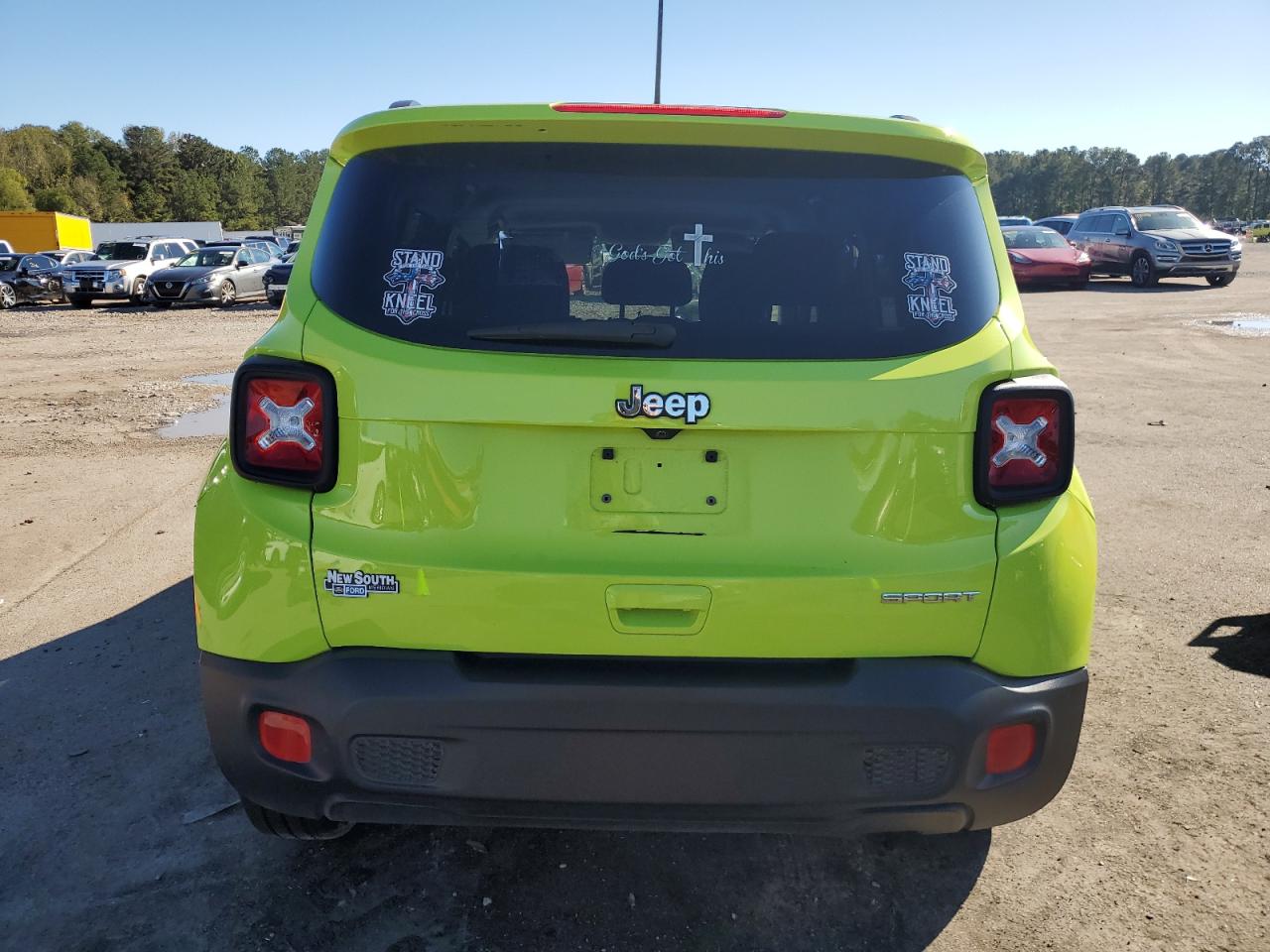 2018 Jeep Renegade VIN ZACCJAAB7JPG96108 Copart auction photo, front end / side damage thumbnail 6