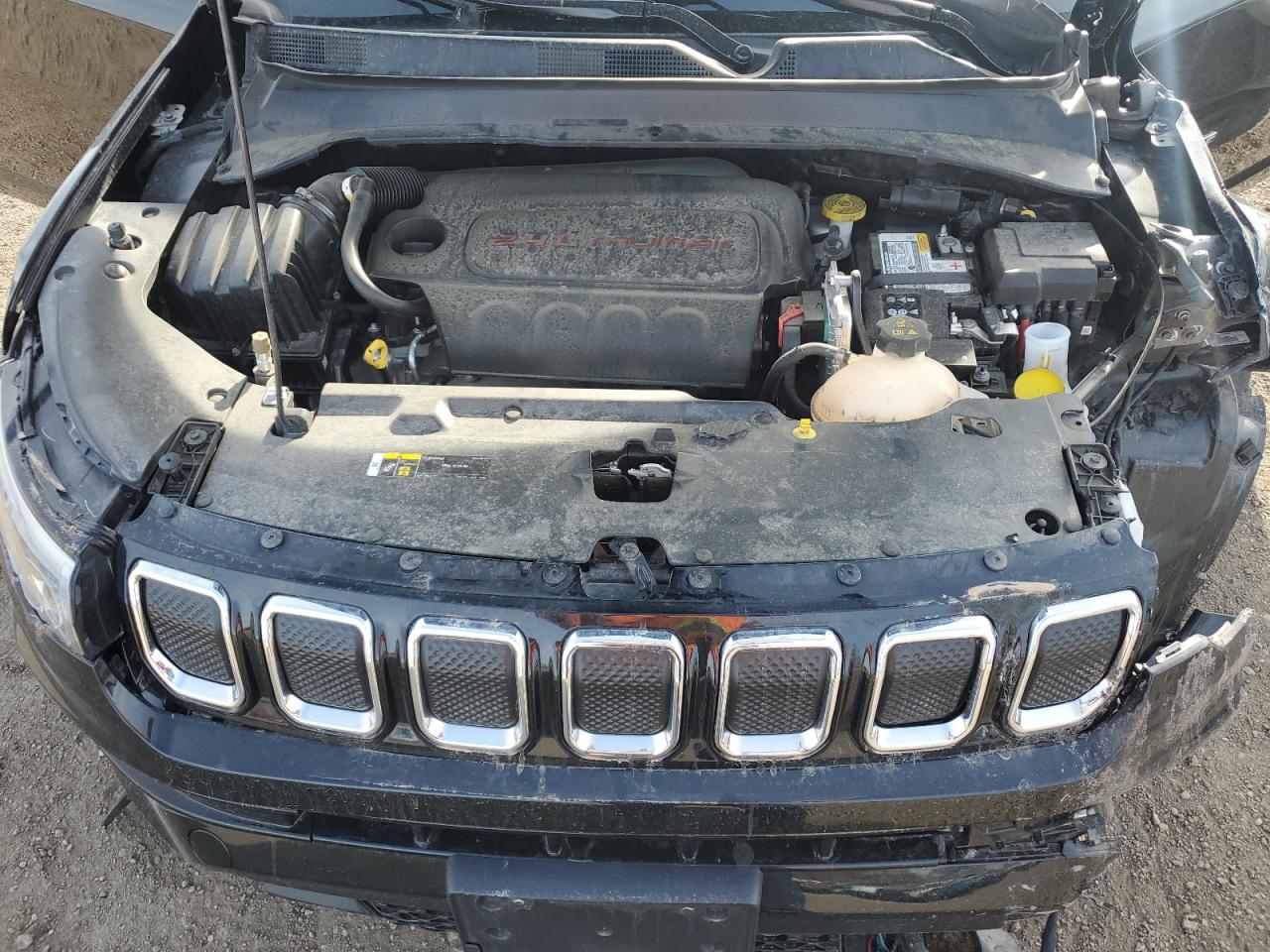2022 Jeep Compass VIN 3C4NJDCB0NT191274 Copart auction photo, front end / undercarriage damage thumbnail 12