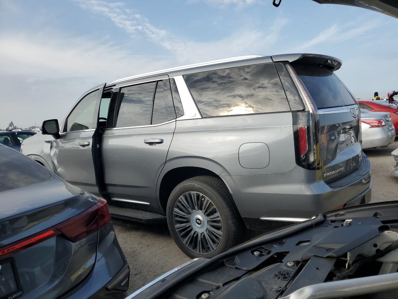 2021 Cadillac Escalade VIN 1GYS3BKL9MR476536 Copart auction photo, water/flood damage thumbnail 2