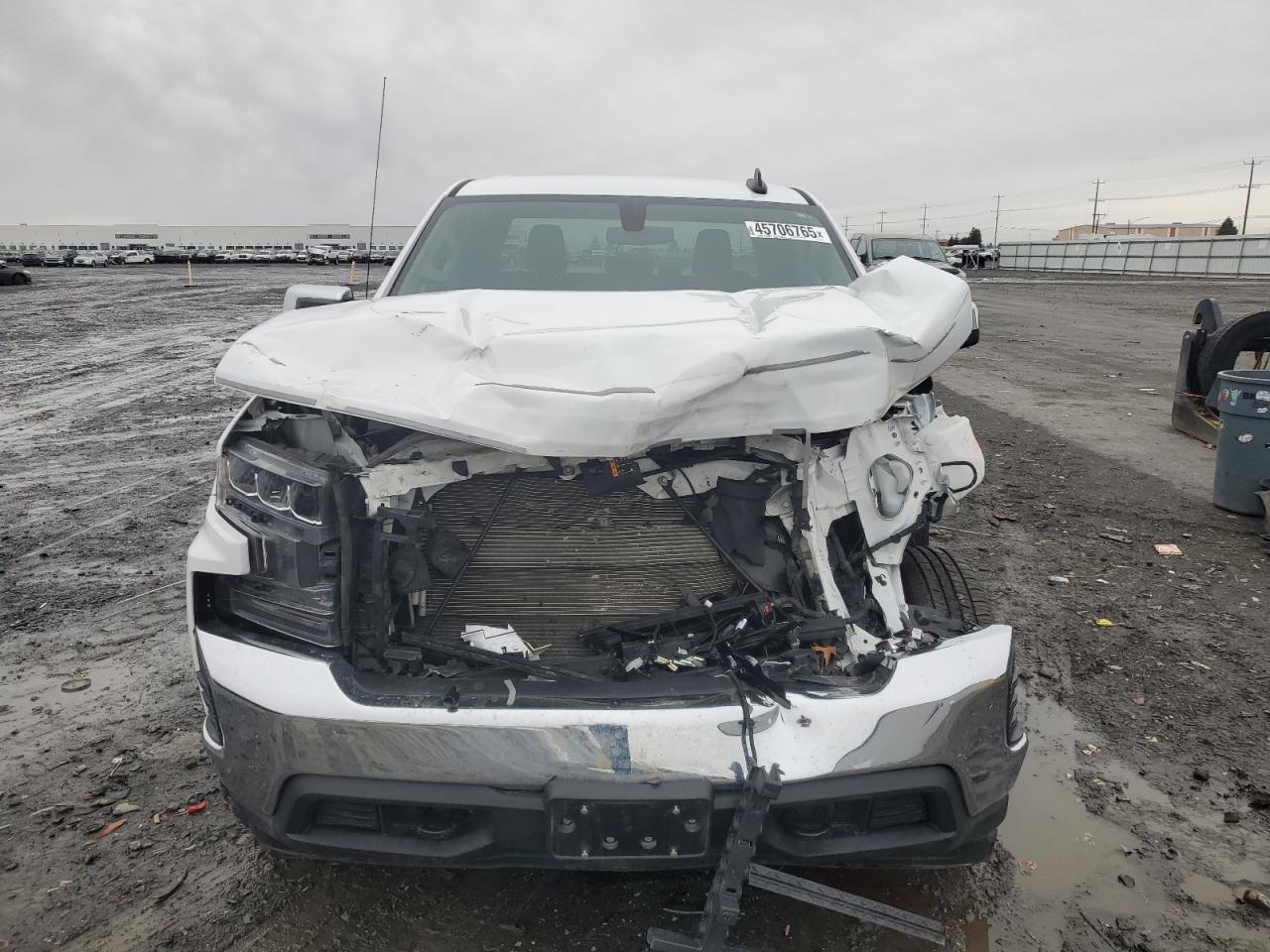 2022 Chevrolet Silverado VIN 1GCUYDED3NZ155464 Copart auction photo, front end / side damage thumbnail 5