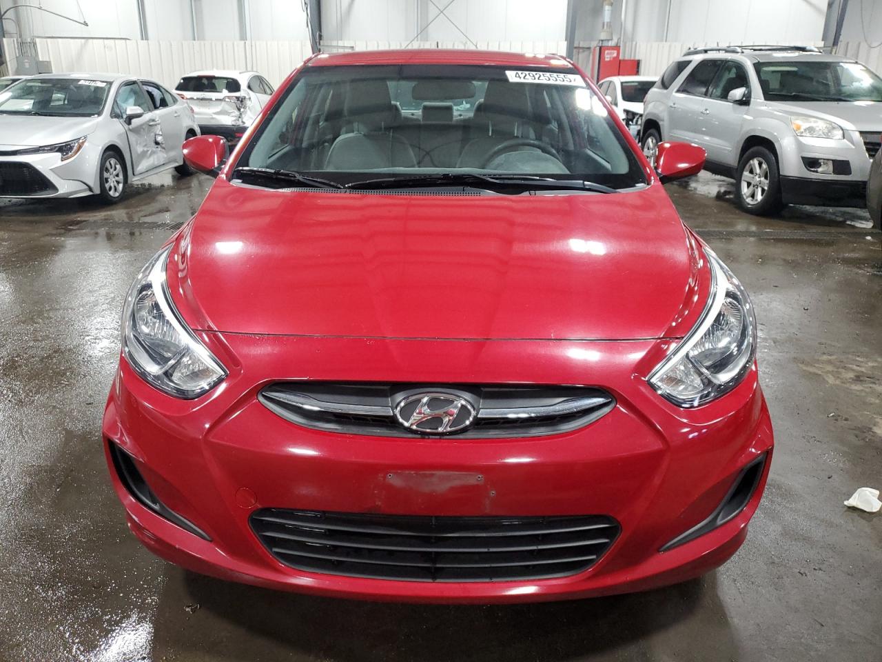 2016 Hyundai Accent VIN KMHCT4AE7GU075590 Copart auction photo, rear end damage thumbnail 5