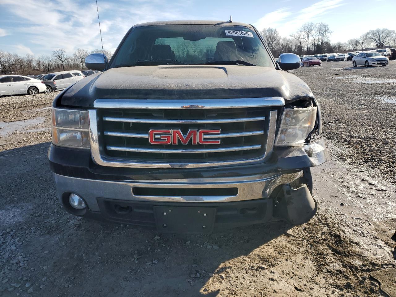 2013 GMC Sierra VIN 1GTR2WE77DZ295335 Copart auction photo, front end damage thumbnail 5