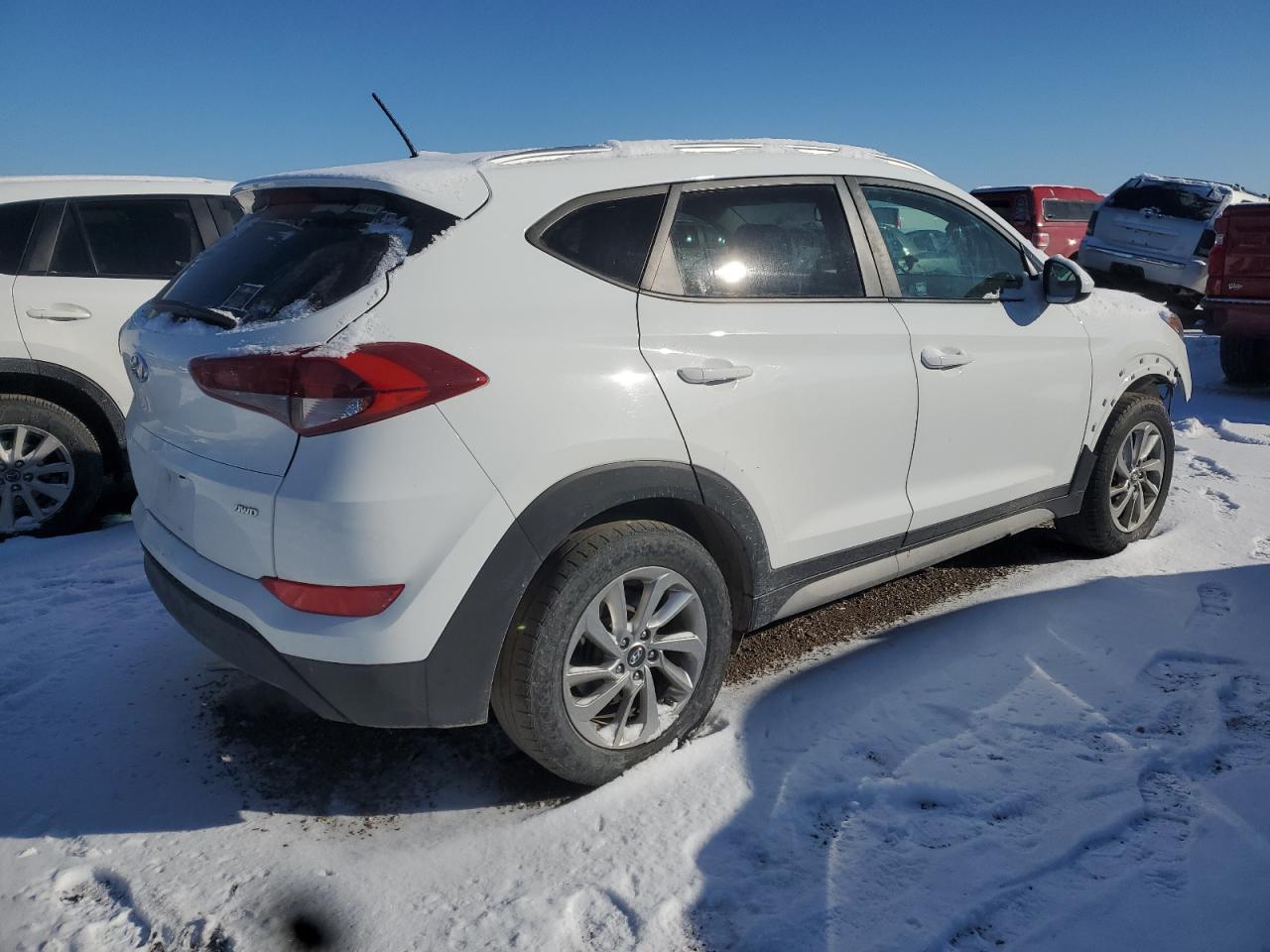 2017 Hyundai Tucson VIN KM8J3CA42HU480637 Copart auction photo, front end / rear end damage thumbnail 3