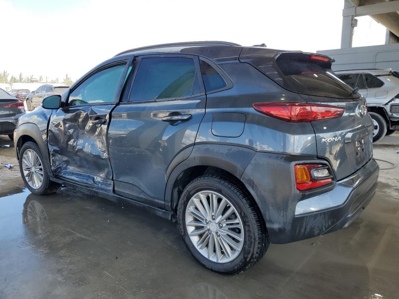 2020 Hyundai Kona VIN KM8K22AA3LU444018 Copart auction photo, side / minor dent/scratches damage thumbnail 2