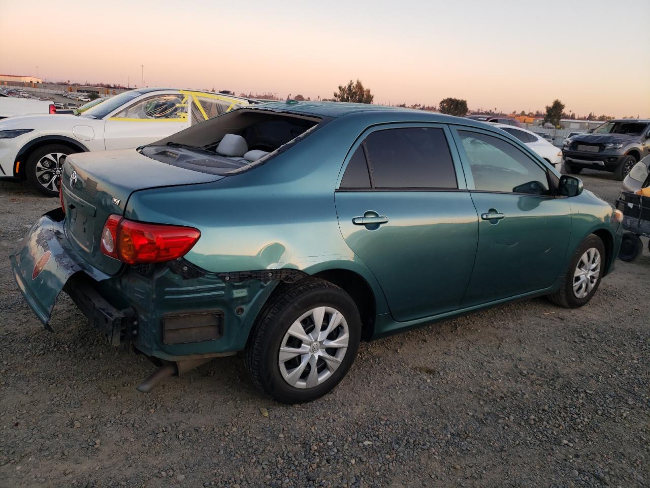 2009 Toyota Corolla VIN JTDBL40E099036640 Copart auction photo, rear end damage thumbnail 3