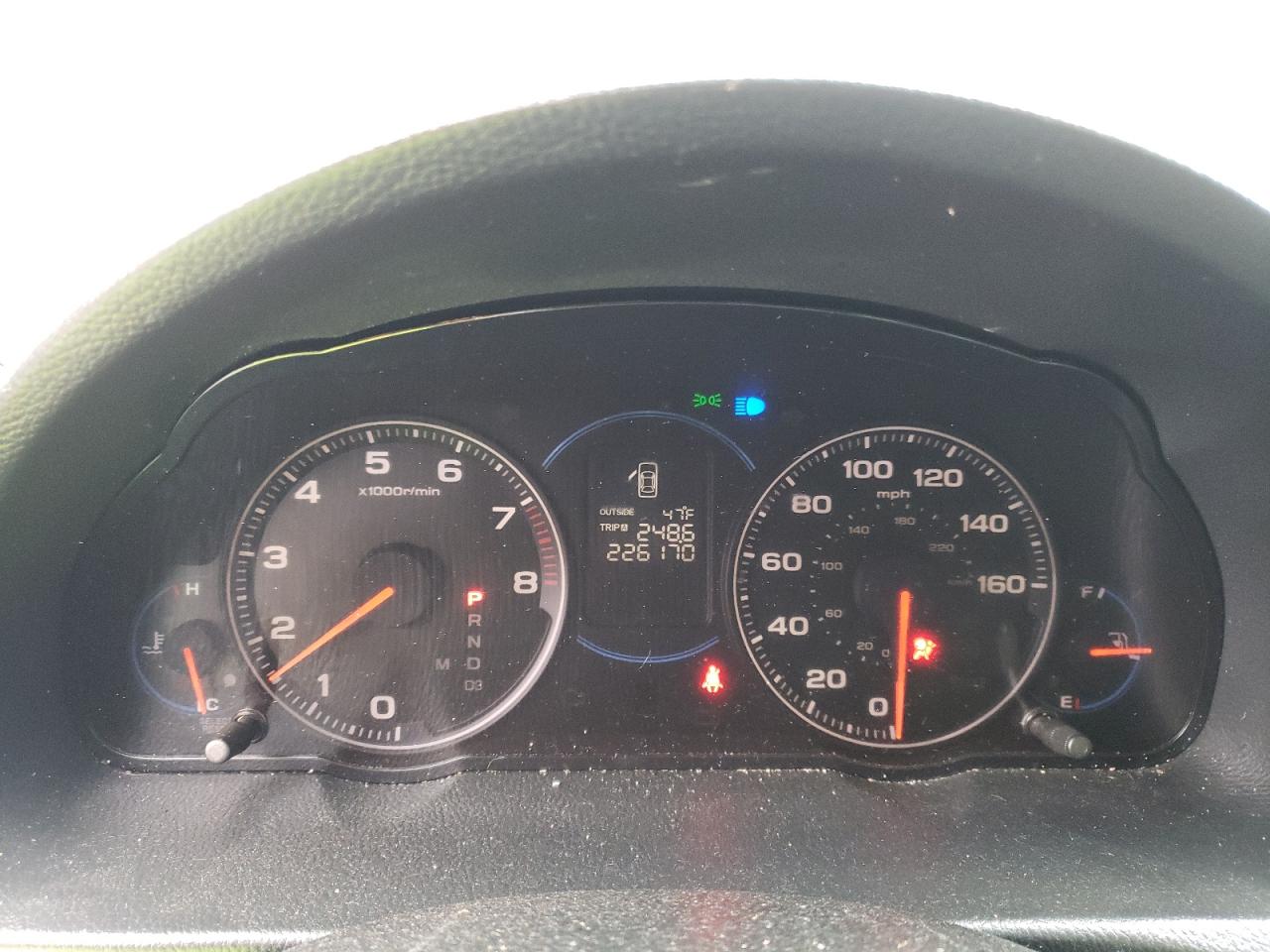 2005 Acura TSX VIN JH4CL96805C035728 Copart auction photo, front end damage thumbnail 9