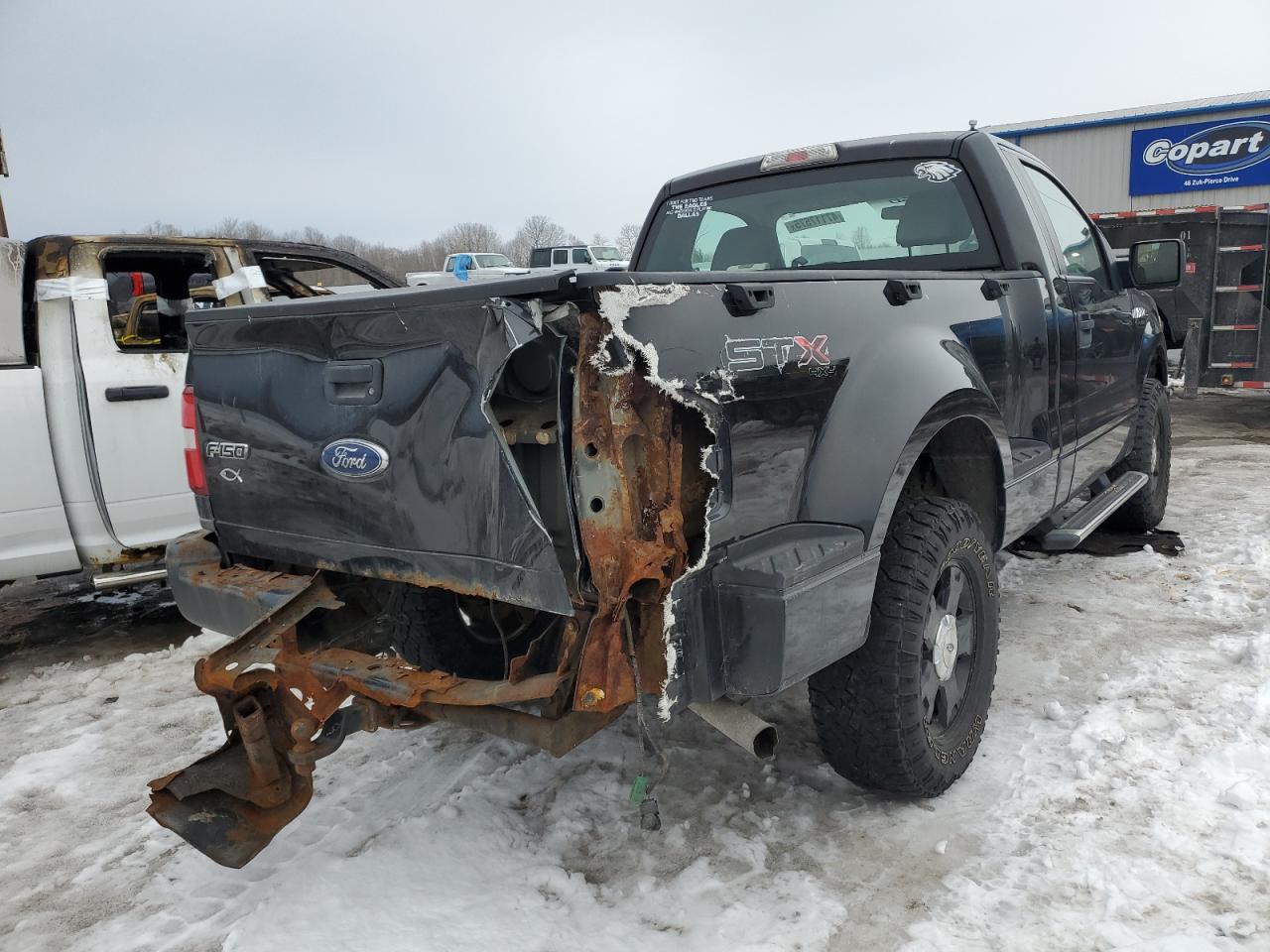 2009 Ford F-150 VIN 1FTRF04W49KB36525 Copart auction photo, rear end / minor dent/scratches damage thumbnail 3