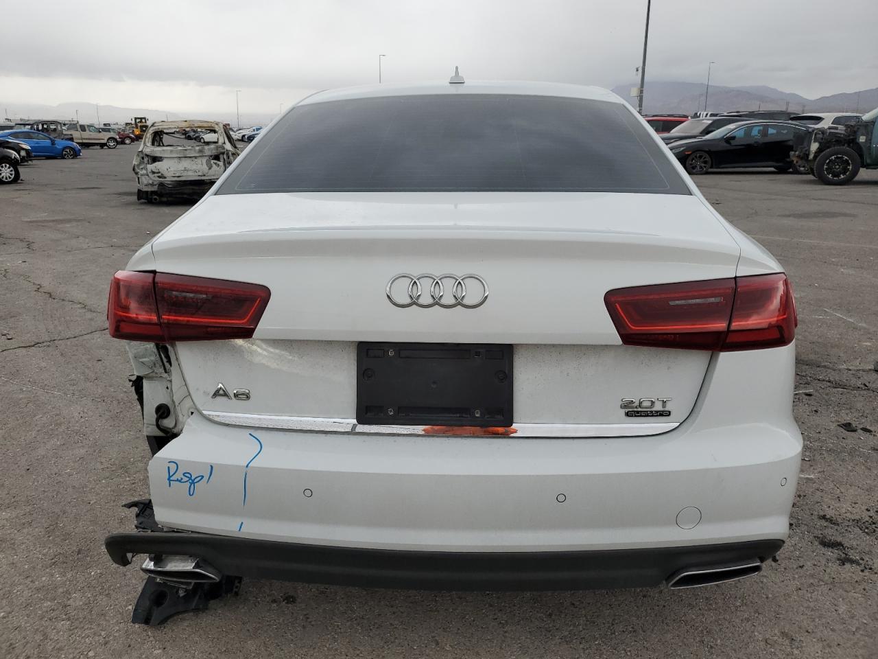 2018 Audi A6 VIN WAUG8AFC5JN103026 Copart auction photo, rear end damage thumbnail 6