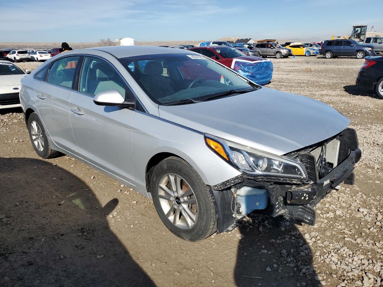 2015 Hyundai Sonata VIN 5NPE24AF6FH002454 Copart auction photo, front end damage thumbnail 4