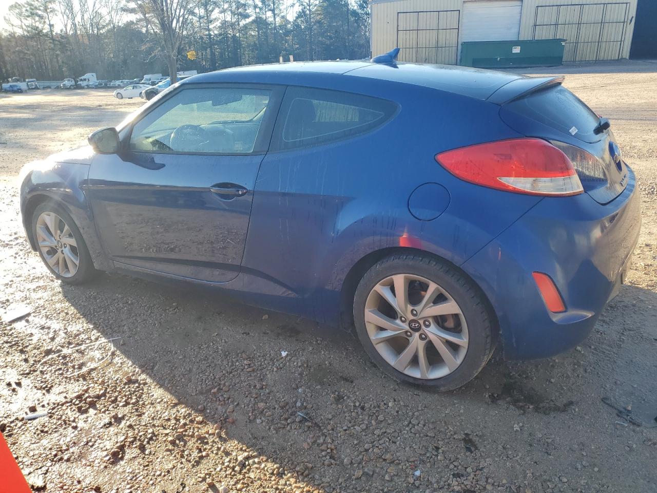 2017 Hyundai Veloster VIN KMHTC6AD5HU307852 Copart auction photo, vandalism damage thumbnail 2