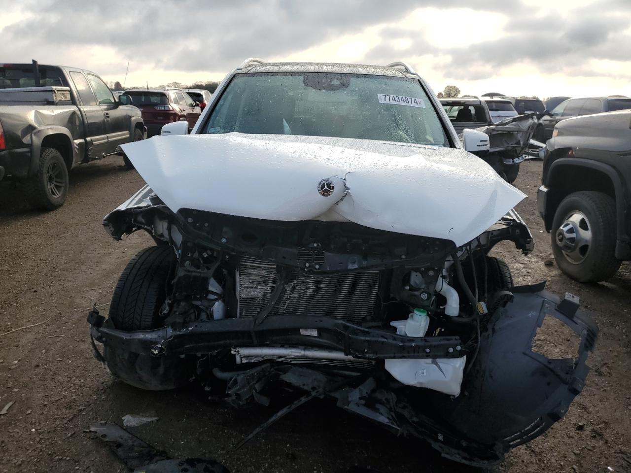 2018 Mercedes-Benz GLE VIN 4JGDA5HBXJB000655 Copart auction photo, front end damage thumbnail 5