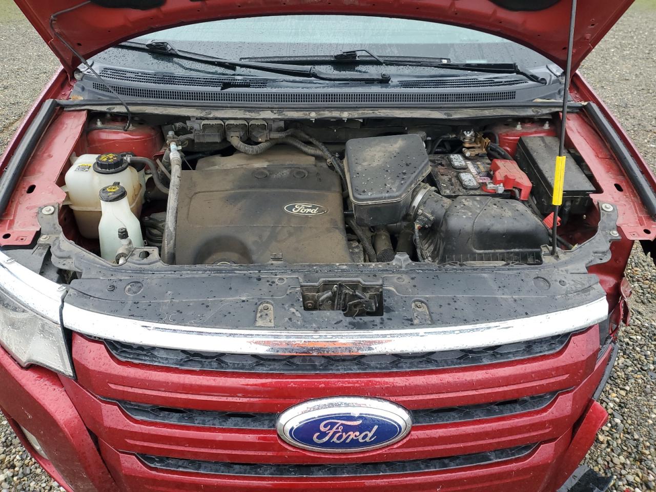 2014 Ford Edge VIN 2FMDK3JCXEBA18464 Copart auction photo, front end / side damage thumbnail 14
