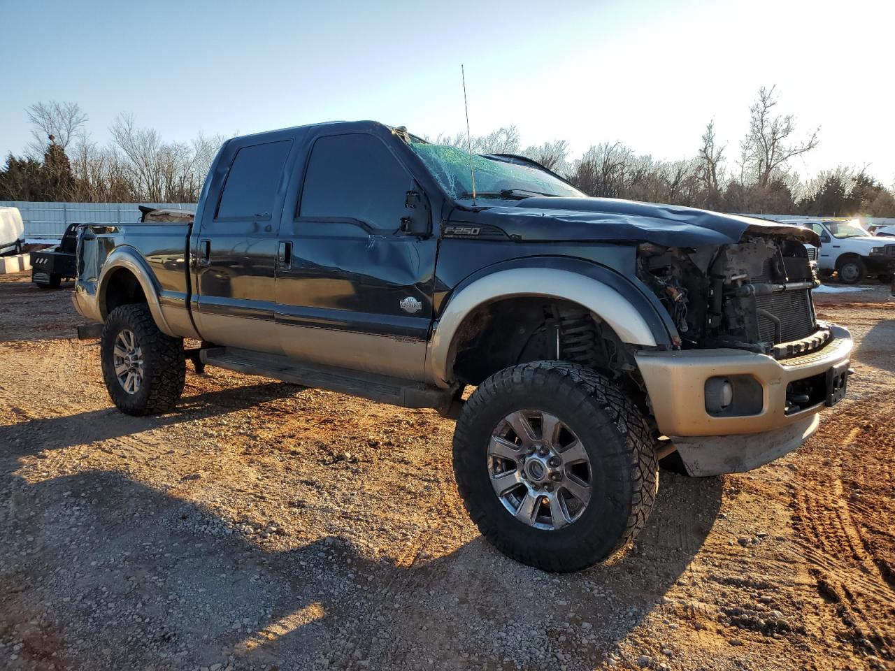 2012 Ford F250 VIN 1FT7W2BT0CEA96459 Copart auction photo, all over damage thumbnail 4